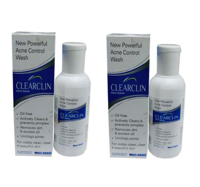 WestCoast Clearclin Acne Control Facewash (Pack of 2), 300 gm