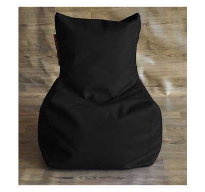 Style Homez Chair Filled Bean Bag,  black, l