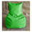 Style Homez Chair Filled Bean Bag,  green, l