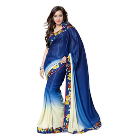 7 Colors Lifestyle Silk jacquard Jacquard Printed Saree - AATSR909VRSI