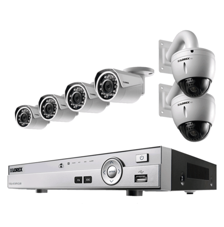 Hik Vision Full Combo, HDTVI DS-2CE1ACOT-IRPF Bullet Camera 4Pcs+ Active Cable+ 1TB HDD+ HDTVI DVR 4 Channel Home Security Camera (6 TB)