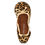Carlton London Flex Animal Print Belly Shoes,  brown, 40