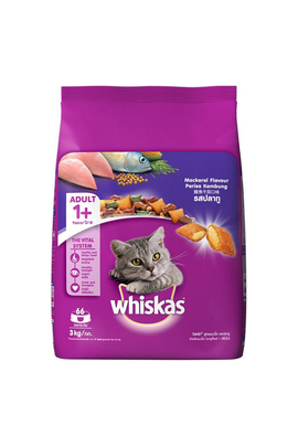 Whiskas Dry Meal Mackerel Fish Cat Food, 1.2 kg