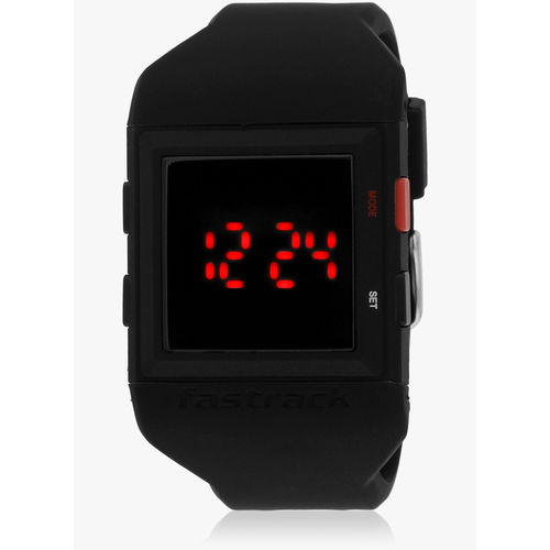 Fastrack 38012Pp01 Black/Black Digital Watch