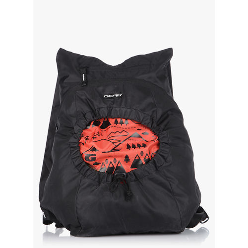 GEAR Carry On Black/Orange Backpack