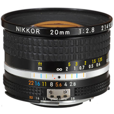Nikon 20mm F2.8 NIKKOR AIS Lens