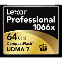Lexar PRO CF 64GB 1066X Memory Card