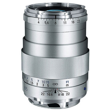 Zeiss 85mm f/4 Tele-Tessar T* ZM Lens (Silver)