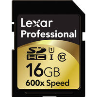 Lexar PRO SDHC 16GB 600X C10 Memory Card