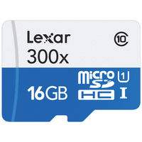 Lexar MICROSD 16GB 300X 45MB/S Memory Card
