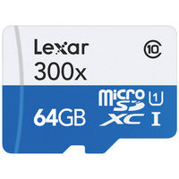 Lexar MICROSD 64GB 300X 45MB/S Memory Card