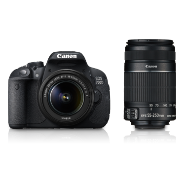Canon EOS 700D (18-55mm ISII+ 55-250mm ISII) DSLR Kit
