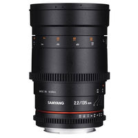 Samyang 135mm T2.2 ED UMC VDSLR Cine Lens for Canon, Nikon