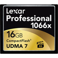 Lexar PRO CF 16GB 1066X Memory Card