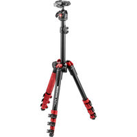 Manfrotto Befree One Aluminium Tripod with Ball Head, red
