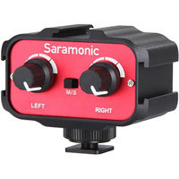 Saramonic 2-Channel Universal Audio Adapter with Stereo and Dual Mono 3.5mm Inputs for DSLRs & Camcorders