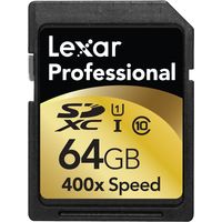 Lexar PRO SDHC 64GB 400X C10 Memory Card