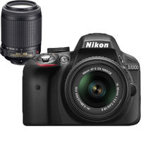 Nikon D3300 (18-55mm VR II+ 55-200mm VR II) DSLR Kit