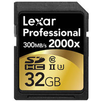 Lexar PRO SDHC 32GB 2000X C10 USH-1 Memory Card
