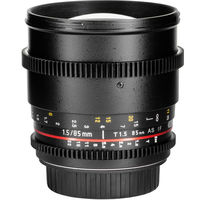 Samyang 85mm T1.5 AS IF UMC VDSLR Lens for Canon, Nikon