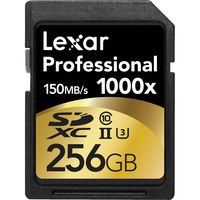 Lexar PRO SDHC 256GB 1000X C10 USH-1 Memory Card