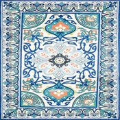 Rugberry Flora 5017, 3ft x 5ft, blue