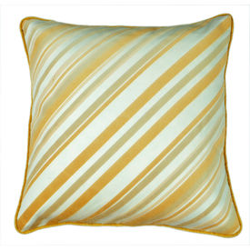 Dreamscape Striped Suede Beige Cushion Covers