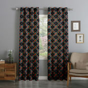 Curtain 22A, long door, black