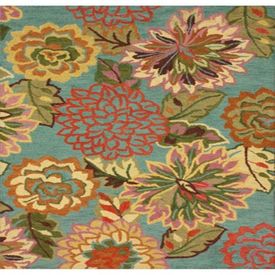 Rugberry Flora 5001, 3ft x 5ft, blue
