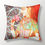 My Room Satin Orange & Blue Lady Cushion Covers, pack of 1
