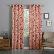 Curtain 16A, long door, peach