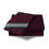 Double Bed Sheet With Two Pillow Covers BS-34, double, maroon