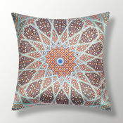 My Room Satin Multicolor Ethnic Cushion Covers, pack of 3