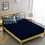 Bed in a bag BB1, double, navy blue