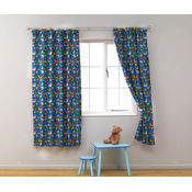 Curtain 37A, long door, blue