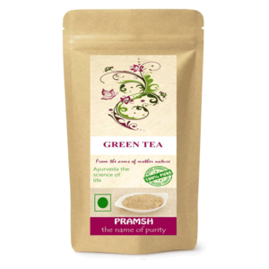 Pramsh Traders Green Tea For Quick Fat/Weight Loss 100gm Unflavoured Green Tea, pouch, 500 gm
