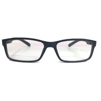 8053 Make My Specs Plastic frame - Black, regular plastic hard coat lens - 400 rs, transparent clear lens