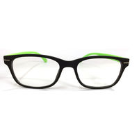 C991 Make My Specs Low weight - Green, regular plastic hard coat lens - 400 rs, transparent clear lens