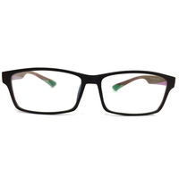 2231 Make My Specs Low weight - Brown, anti glare thin plastic lens - 500 rs, transparent clear lens