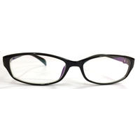 8106 Make My Specs Plastic frame - Blue, extra thin antiglare lens 1.61  for -5 power or less - 1050 rs, transparent clear lens