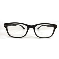 C993 Make My Specs Low weight - Black, anti glare thin plastic lens - 500 rs, transparent clear lens