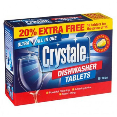 crystale Dishwasher Tablets Dishwashing Detergent (300 g)