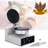 THE URBAN KITCHEN Electric Ice Cream Waffle Cone Egg Roll Maker Commercial Nonstick Stainless Steel Ice Cream Wafflecones Egg Roll Maker Making Machine (Waffle Cone Maker)