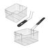 THE URBAN KITCHEN 3000W 12L Electric Counter top Stainless Steel Deep Fryer Single Large Tank Basket Commercial Restaurant