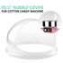 THE URBAN KITCHEN Candy Machine Bubble Shield 20.5 Inch Clear Plastic Cotton Candy Cover for Commercial Candy Maker Machine