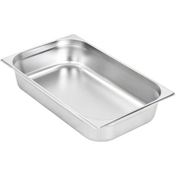 Stainless Steel Gastronorm GN 1/1 Pan Tray 100mm Depth