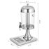 Round Beverage Drink Dispensers Stainless Steel-8L/2.1 Gallon Single Head Beverage Dispenser with Cold Ice Juice Dispensers for Home and Commercial Restaurant