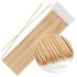 THE URBAN KITCHEN Premium 16  Inch Long 4mm Thick Safe Multipurpose Tornado Twist Potato Bamboo Skewers, 50 Pieces Perfect for Camping or Outdoor Party, Garden Sticks