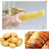 Commercial Electric Potato Slicer Stainless Steel Twisted Potato Tornado Slicer Automatic Cutter Machine Spiral Potato Cutter Tornado Potatoes Making (Electric)