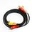 CABLESETC Pure Copper 3 RCA - 3 RCA Composite Audio Video AV Cable TV LCD LED DTH - 5m